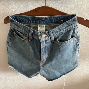 Blue Denim shorts from Pink